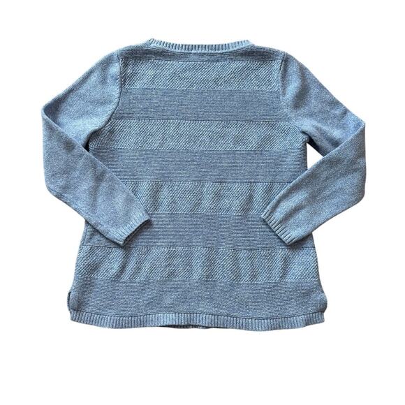 TALBOTS Light Blue, 100% Cotton sweater, size XL, Lightweight - Picture 2 of 8